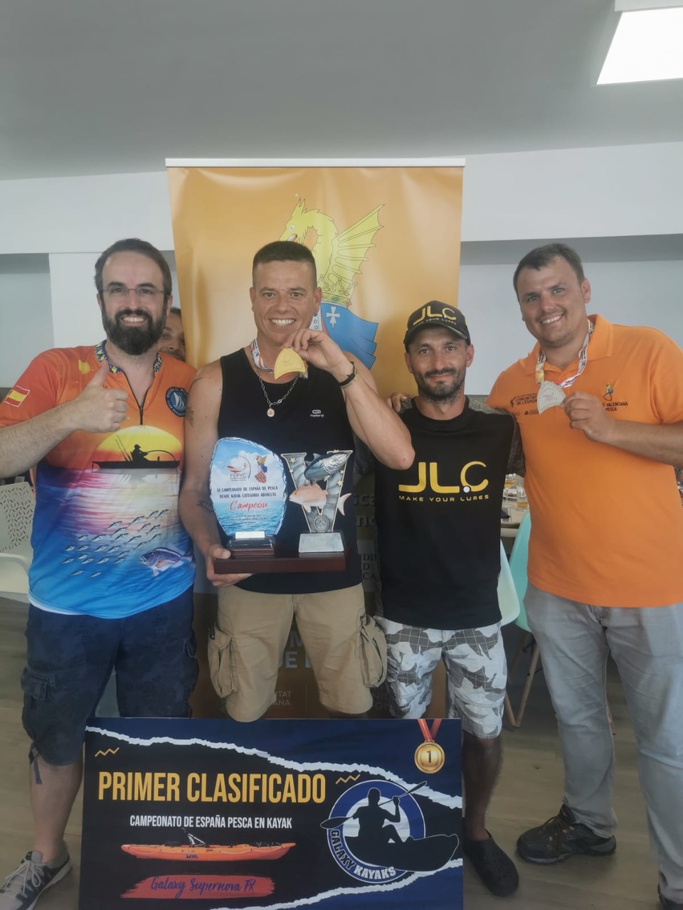Juan José González, del CD Marina El Portet, se proclama campeón de España de Pesca en Kayak en Valencia